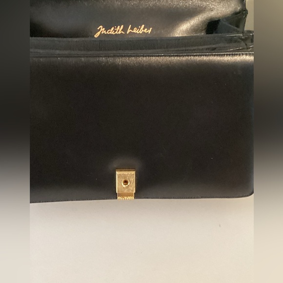 Vintage Judith Leiber Black Satchel Evening Bag